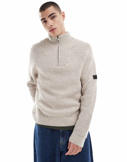 International Chester Funnel Knit Jumper