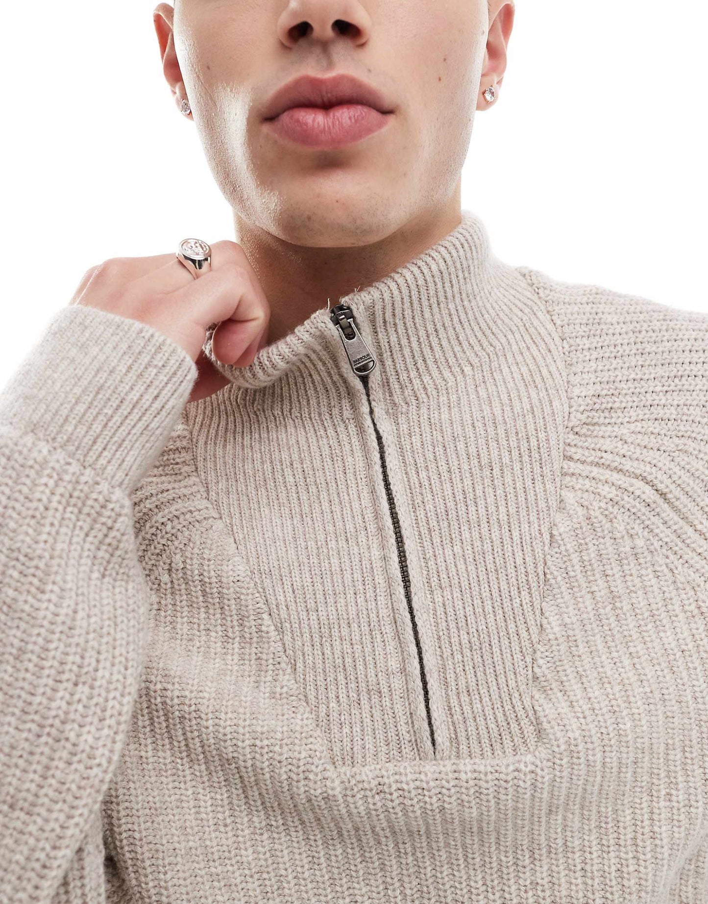 International Chester Funnel Knit Jumper