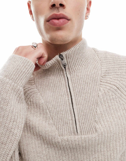 International Chester Funnel Knit Jumper