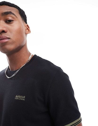 International Spencer Textured Tipped T-Shirt