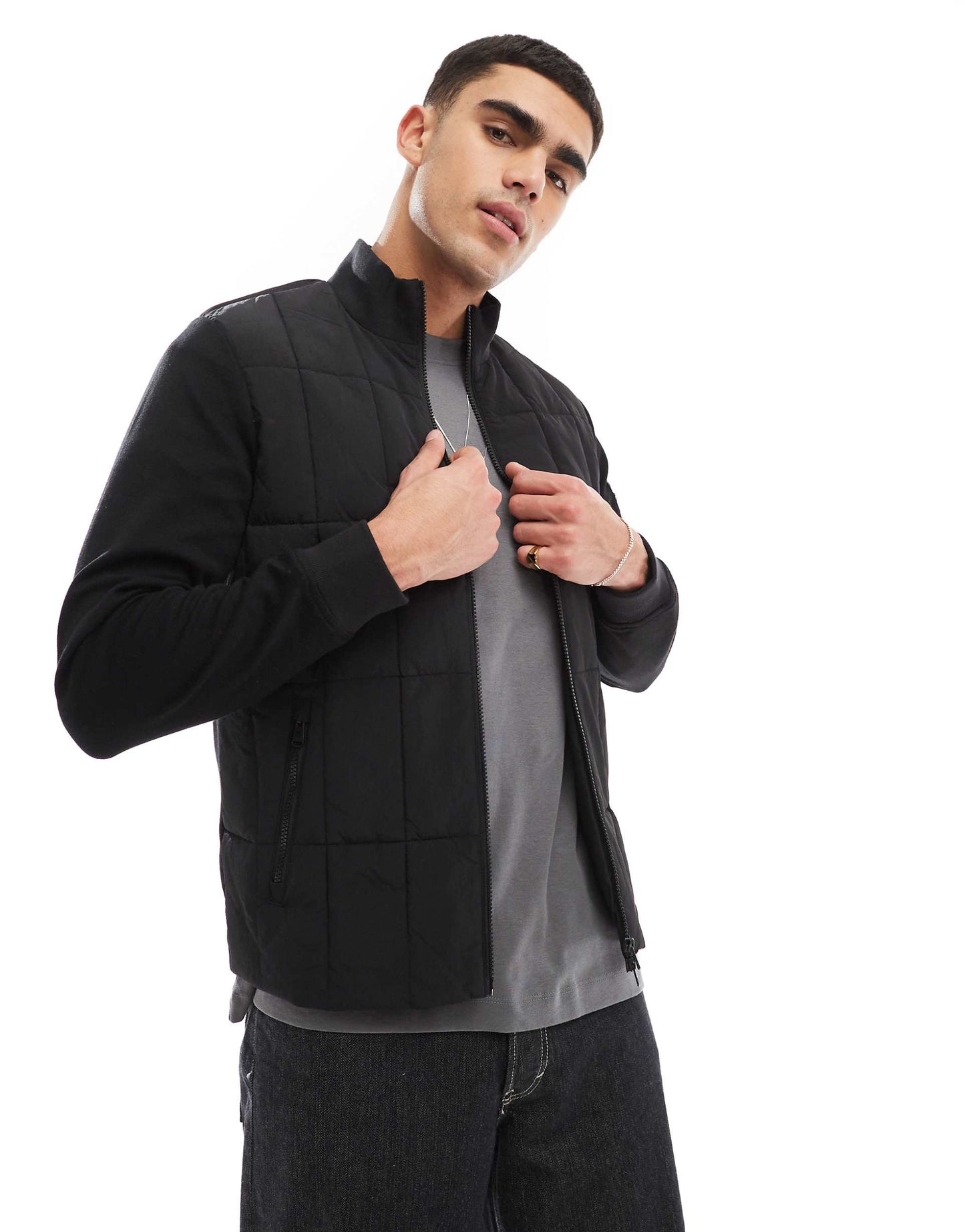 International Otto Baffle Quilt Zip Sweat