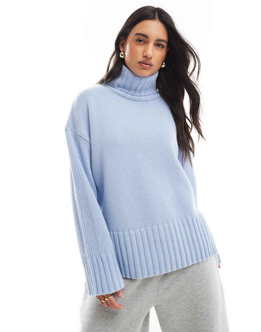Josephine Roll Neck Knitted Jumper