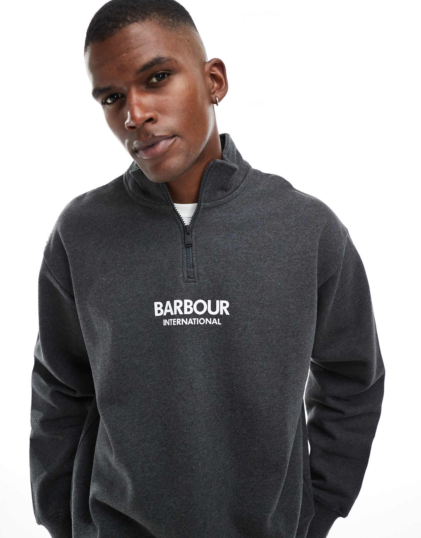 International Formula Oversized Half Zip Sweatshirt