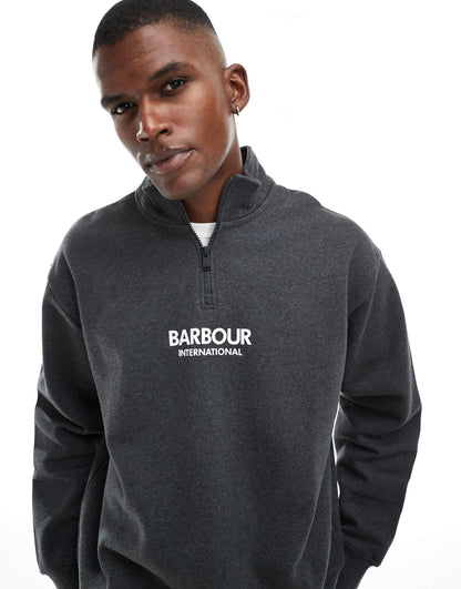 International Formula Oversized Half Zip Sweatshirt