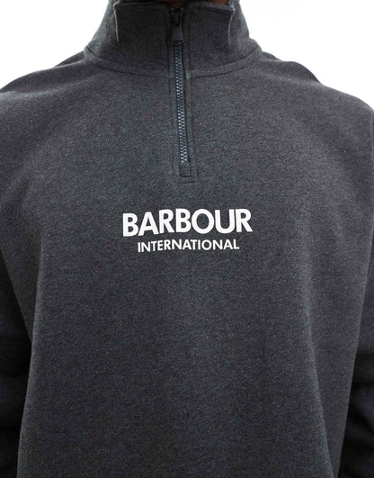 International Formula Oversized Half Zip Sweatshirt