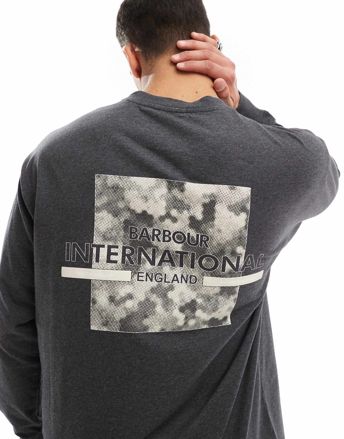 International Marsh Long Sleeve Back Graffic T-Shirt