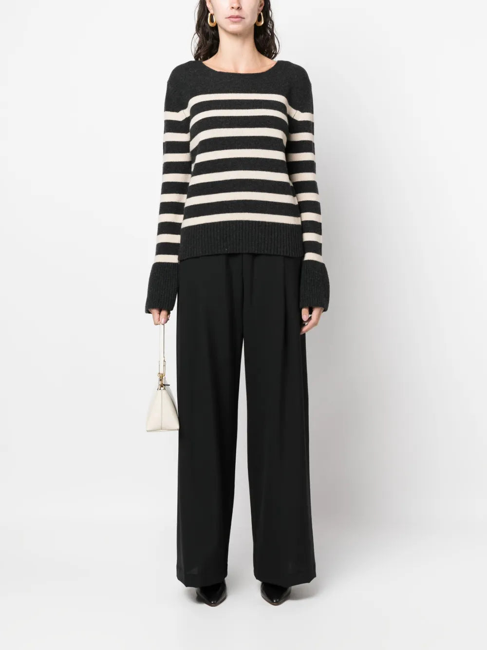 Striped Boat-Neck Jumper