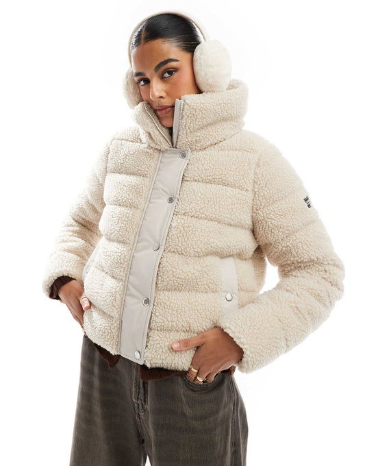 International Franchesca Fleece Puffer Jacket