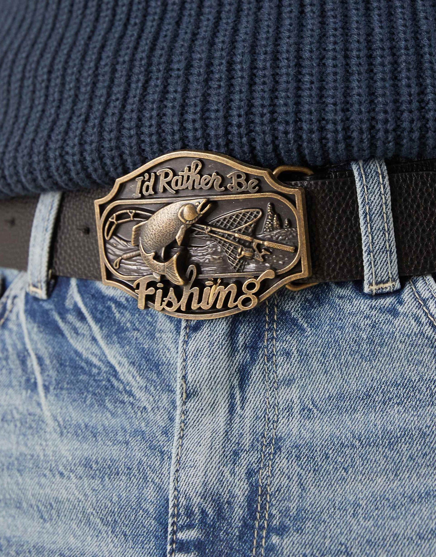 Burnished Buckle Belt