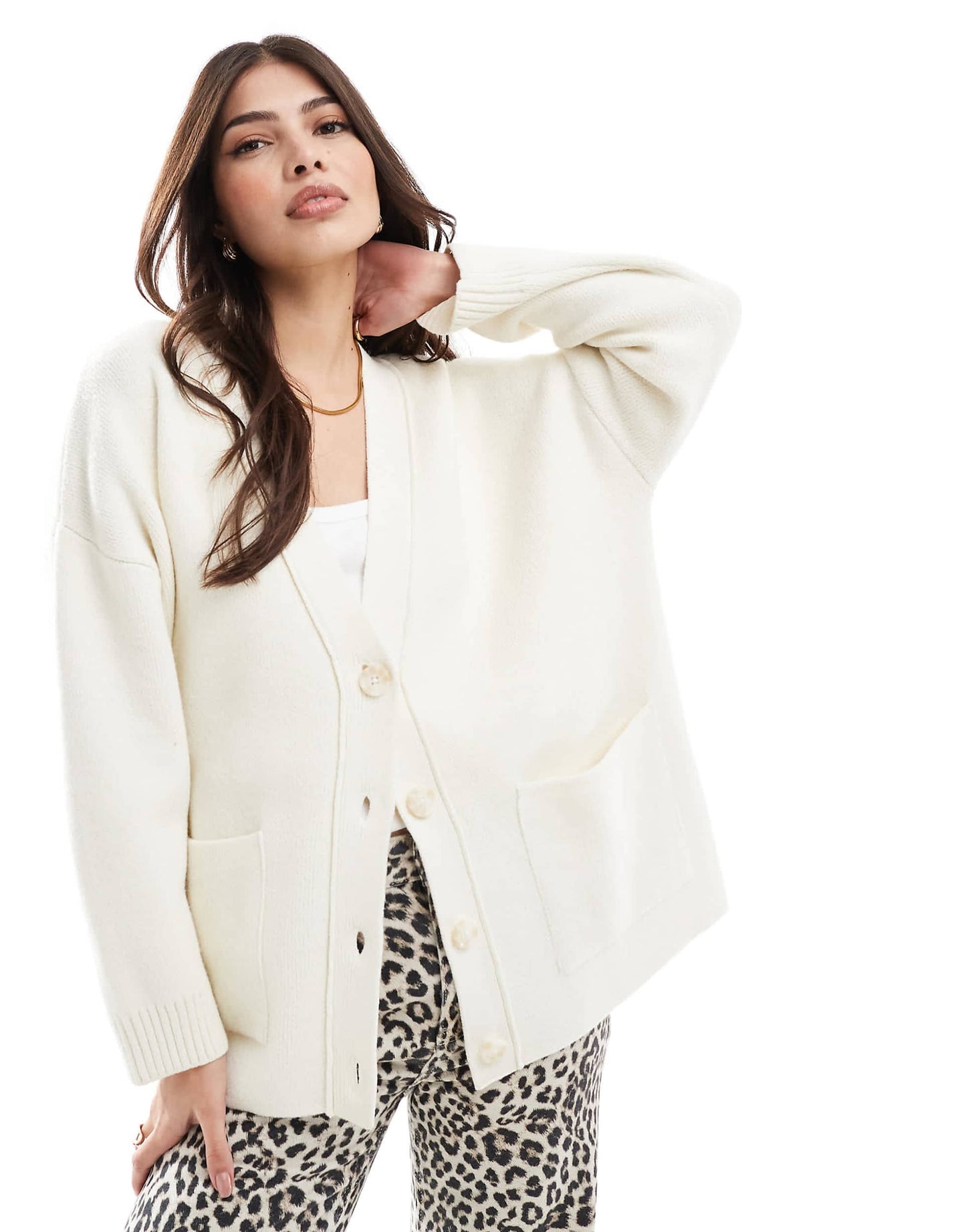 Oversized Knitted Cardigan