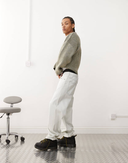 Alek Wool Blend Jumper With Two-Tone Rib