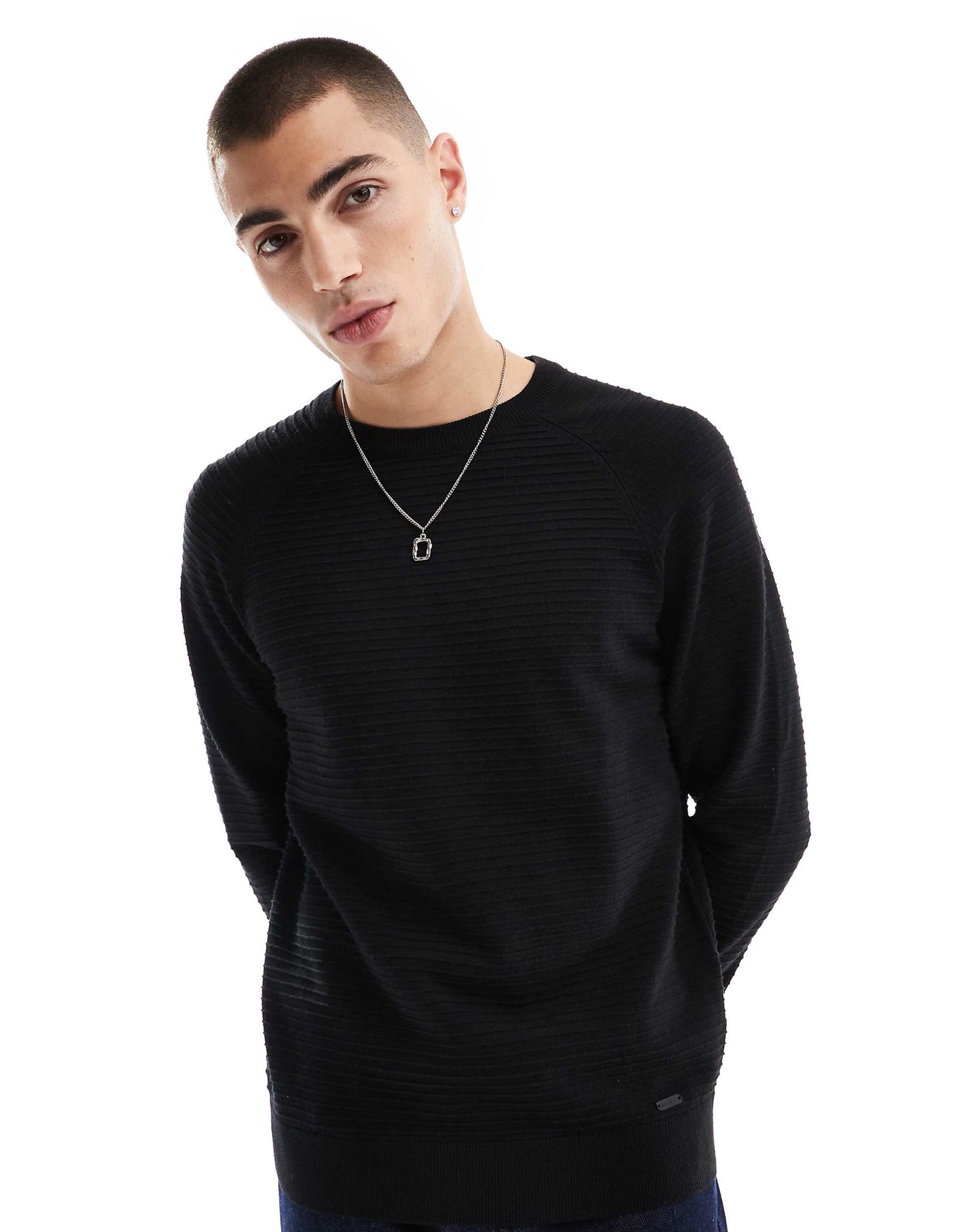 Crew Neck Knitted Jumper