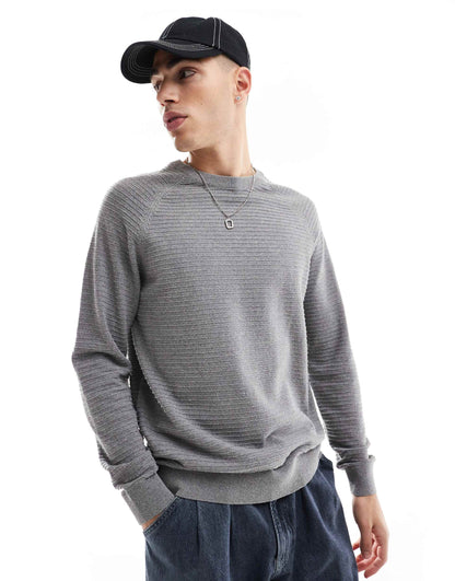 Crew Neck Knitted Jumper