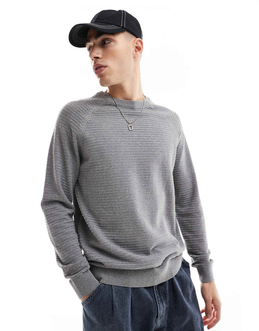 Crew Neck Knitted Jumper