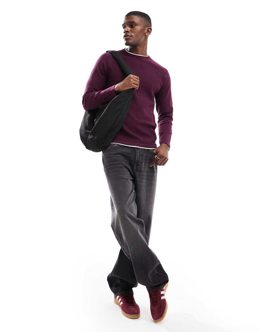 Crew Neck Knitted Jumper