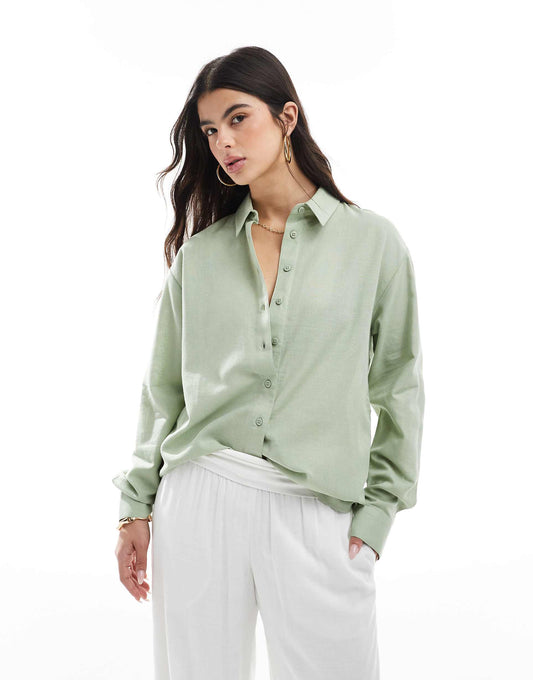 Linen Blend Shirt