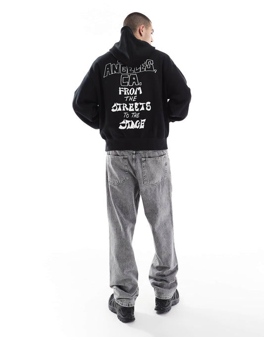 Los Angeles Printed Hoodie
