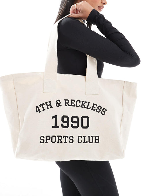 Sports Club Logo Tote Bag