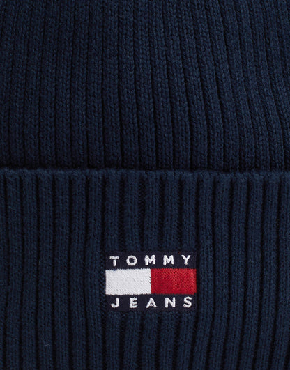 Heritage Badge Rib-Knit Beanie