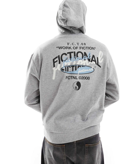 Oversized Hoodie With Back Print