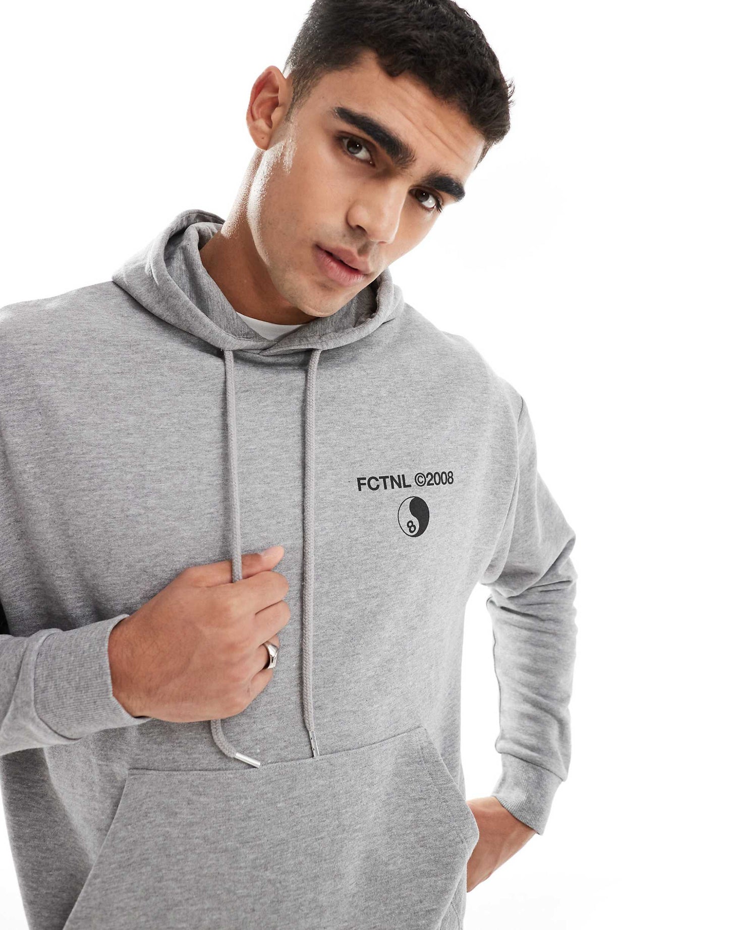 Oversized Hoodie With Back Print