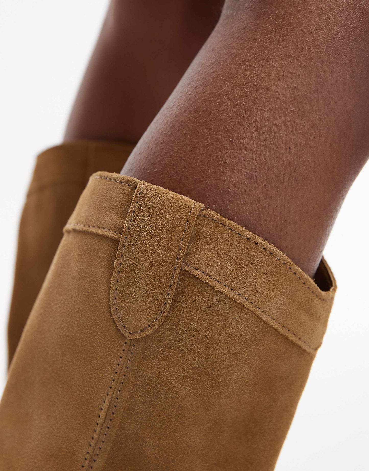 Knee Length Suede Boots