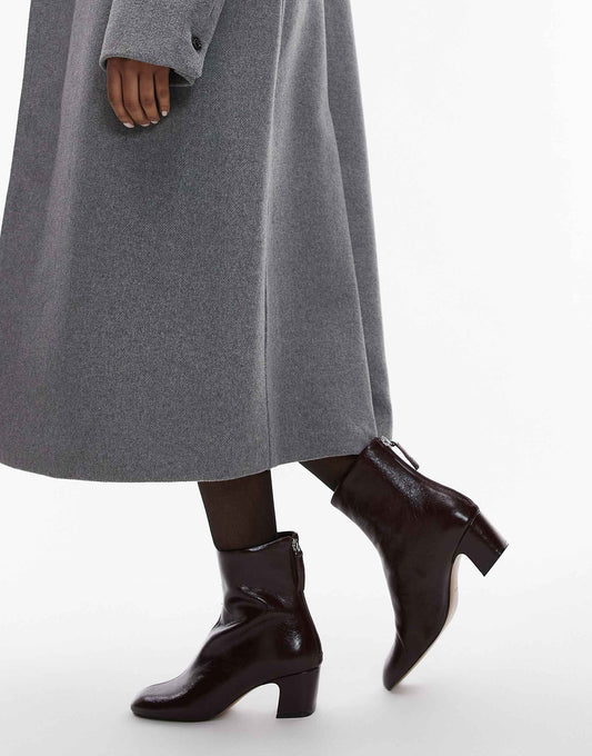 Leather Heeled Boots