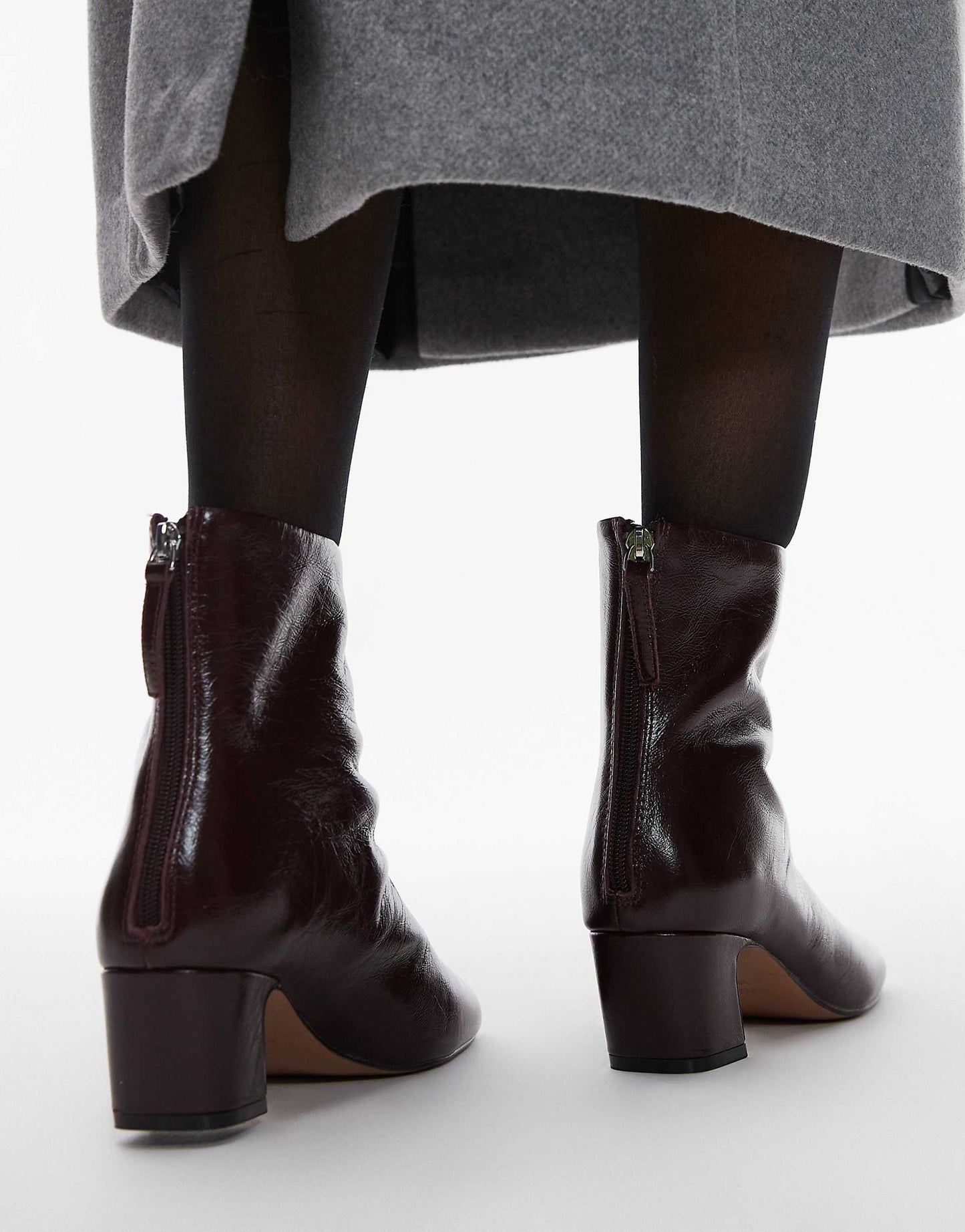 Leather Heeled Boots