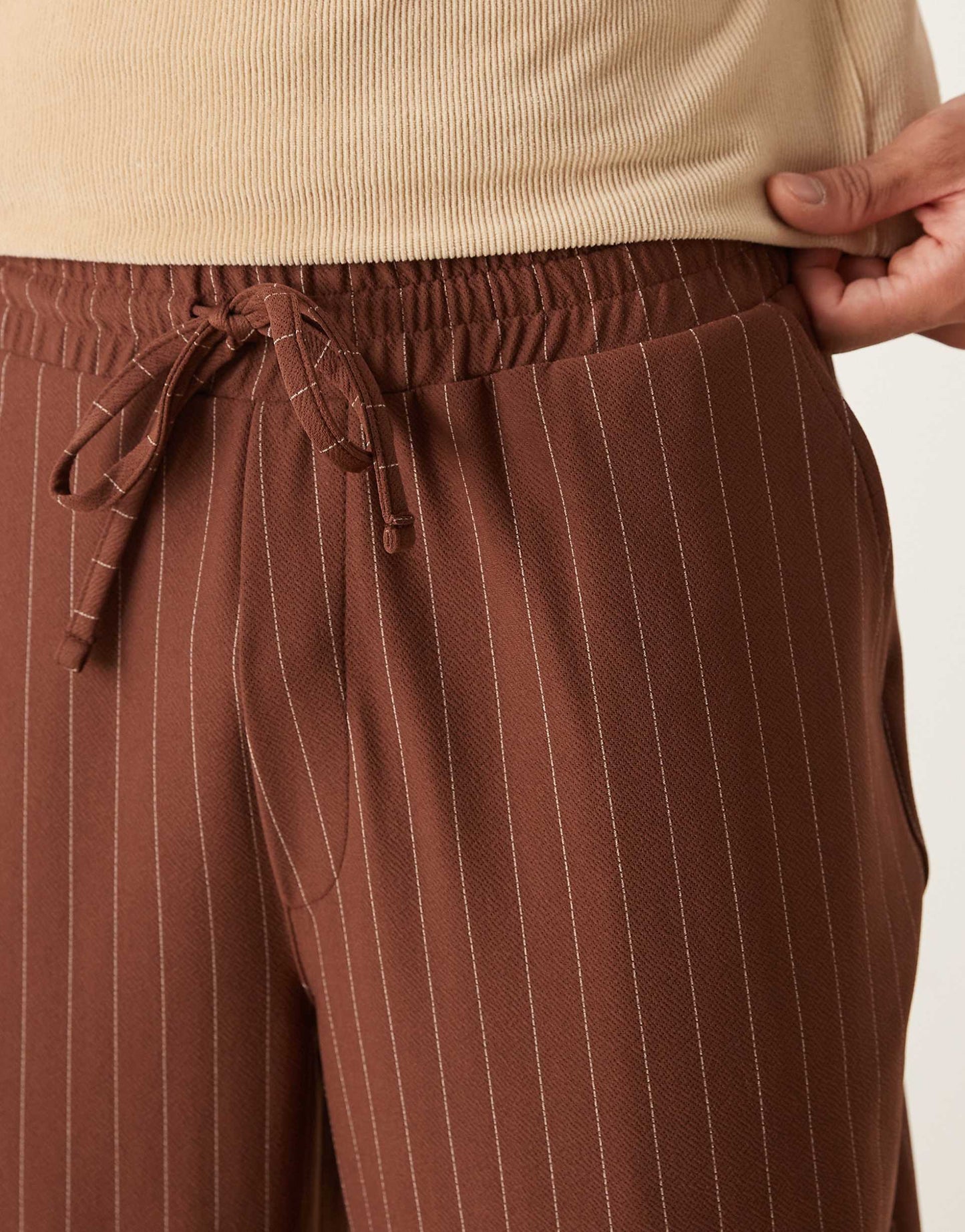 Baggy Pinstripe Trousers