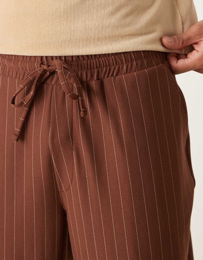 Baggy Pinstripe Trousers