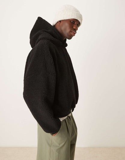 Extreme Oversized Cropped Hoodie