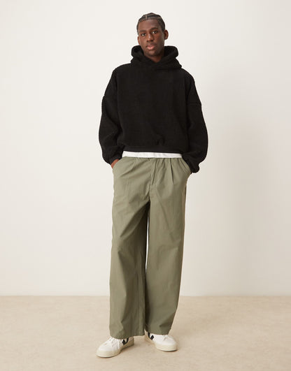 Extreme Oversized Cropped Hoodie