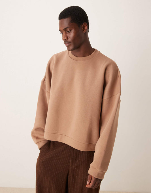 Extreme Oversized Cropped Sweatshirt