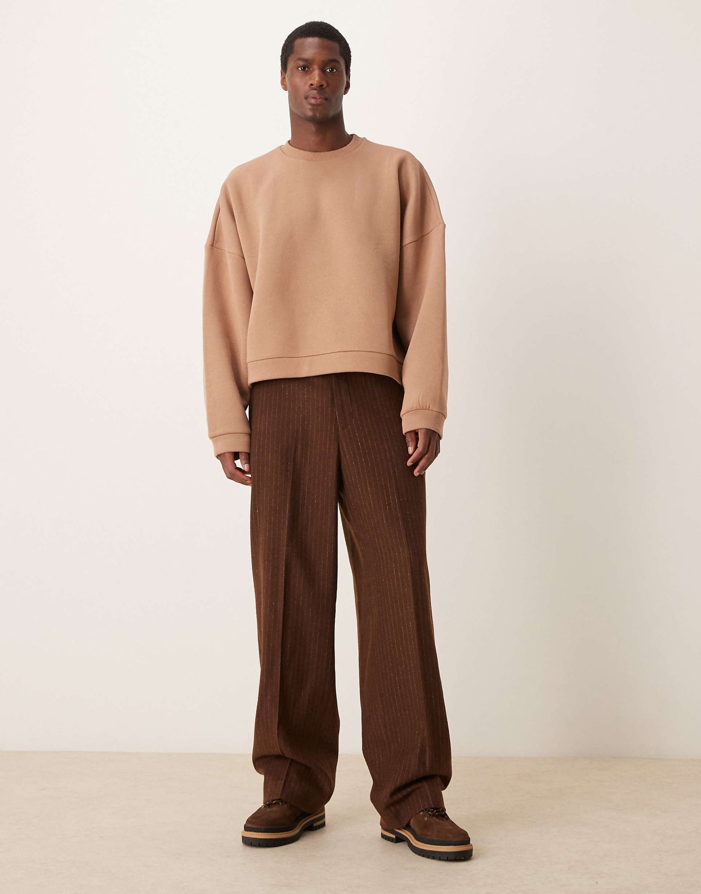 Extreme Oversized Cropped Sweatshirt