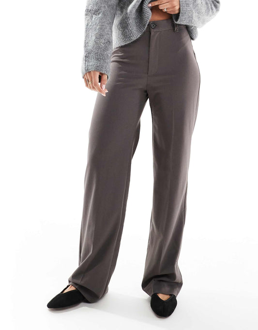 High Waisted Tailored Trouser