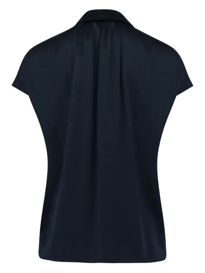 Short-Sleeve Silk Shirt