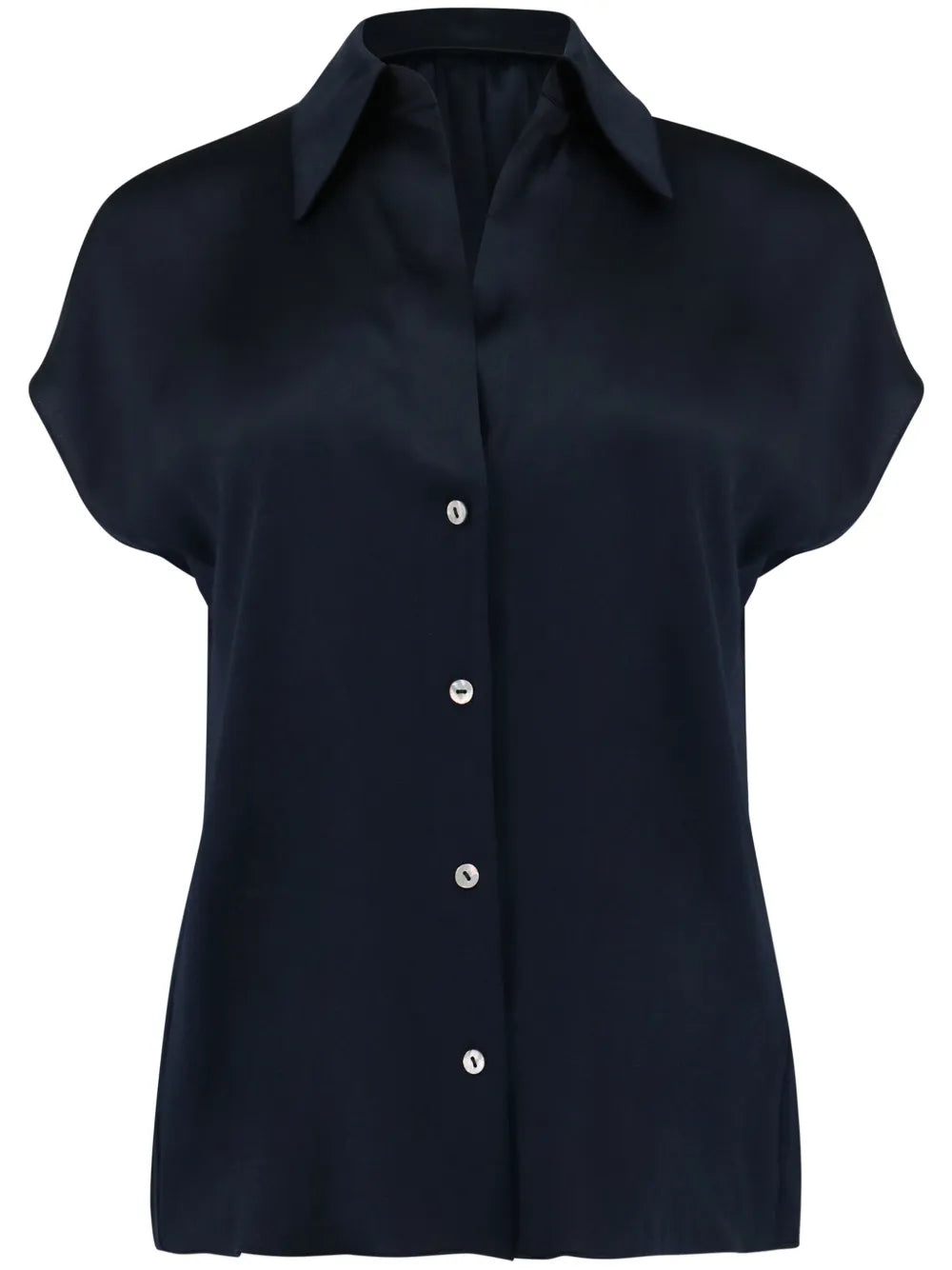 Short-Sleeve Silk Shirt