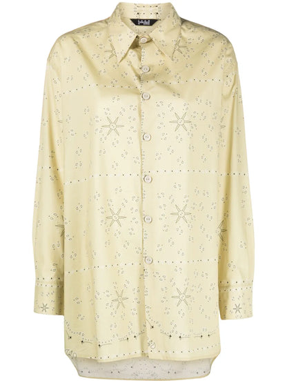 Bandana-Print Long-Sleeve Shirt