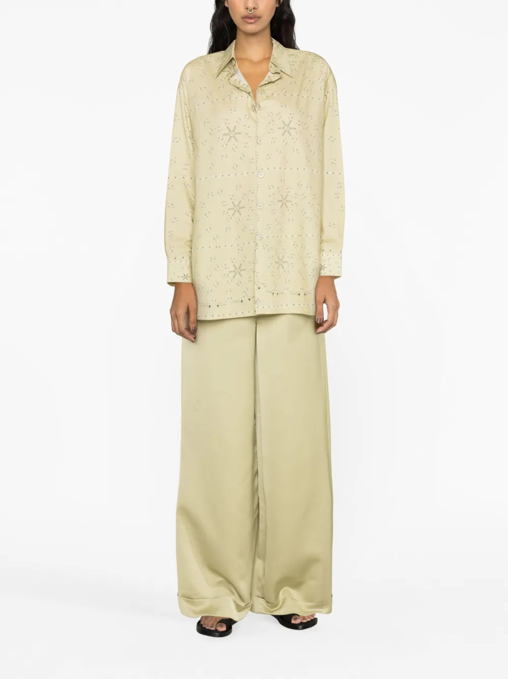 Bandana-Print Long-Sleeve Shirt