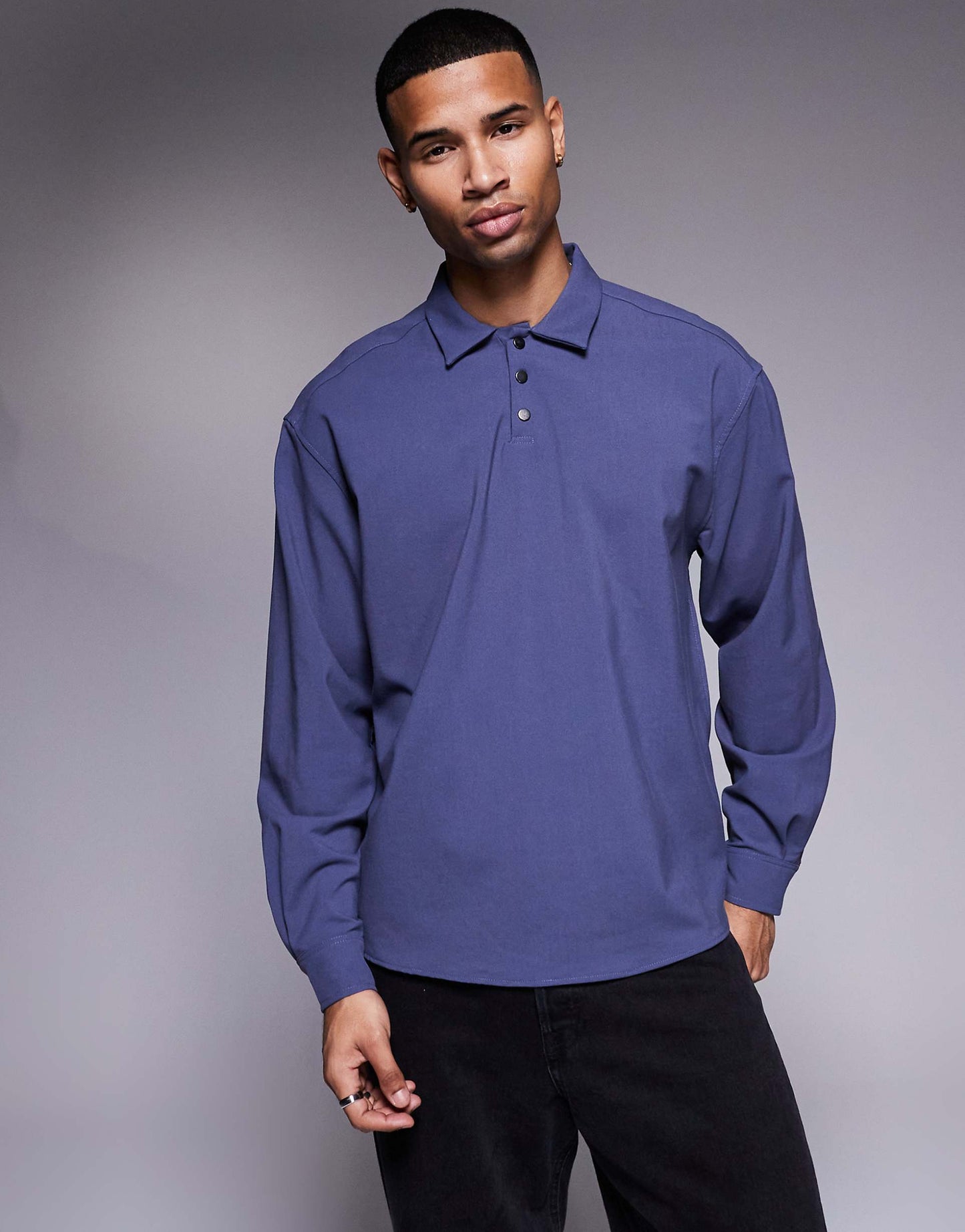 Co-Ord Oversized Overhead Polo Shirt