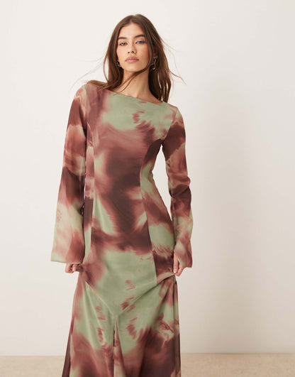 Godet Hem Maxi Dress