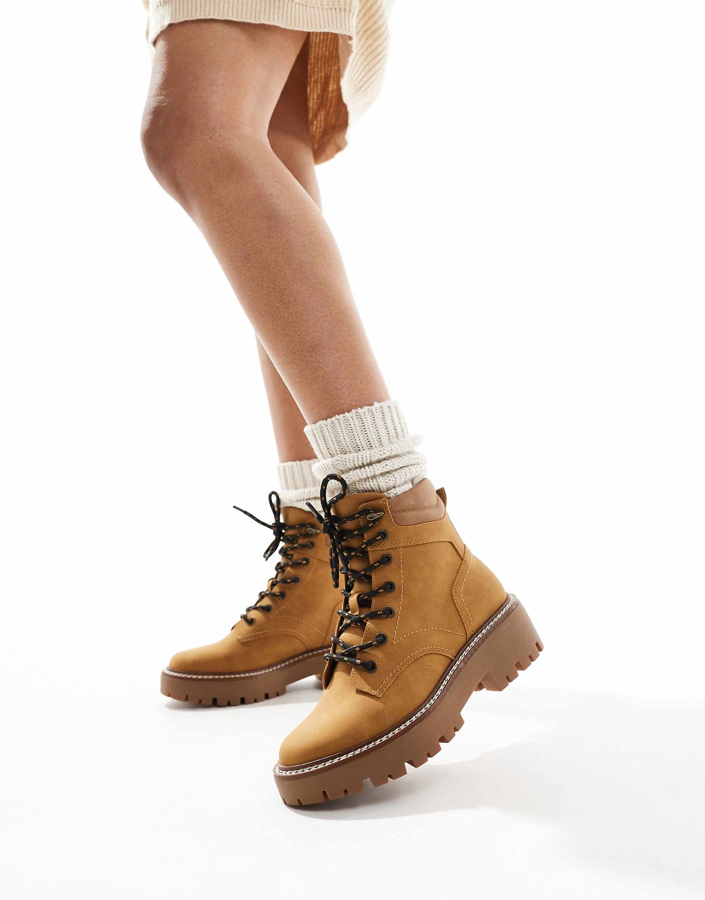 Chunky Flat Boot