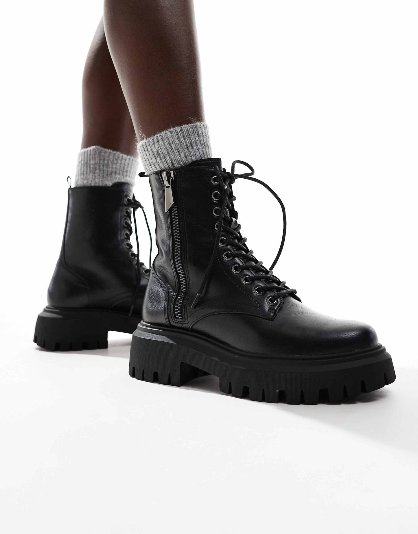 Zip Up Ankle Boot