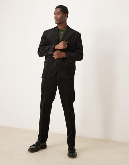 Bowie Regular Fit Cord Suit Jacket