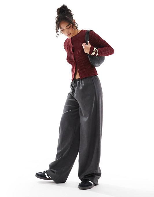 Tailored Barrel Leg Trouser