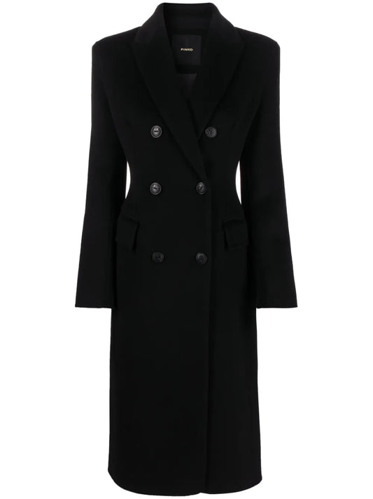 Double-Breasted Wool Coat