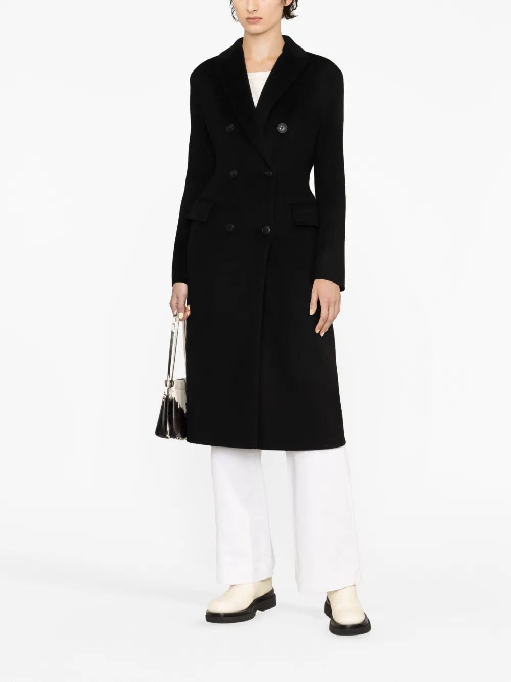 Double-Breasted Wool Coat
