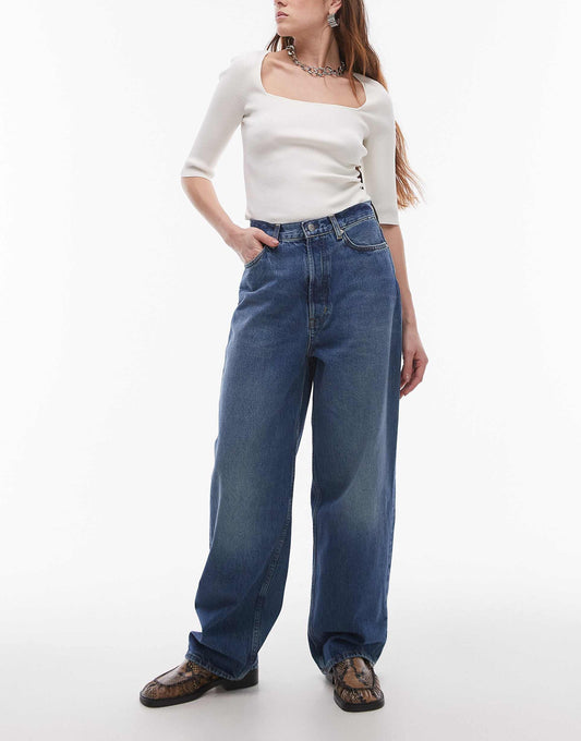 Amber Barrel Leg Jeans