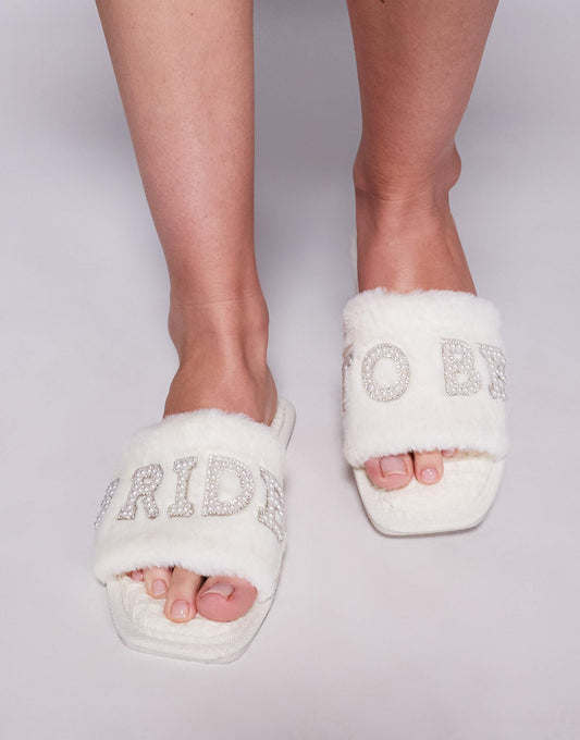 Ziva Bride Mule Slippers