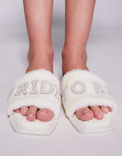 Ziva Bride Mule Slippers